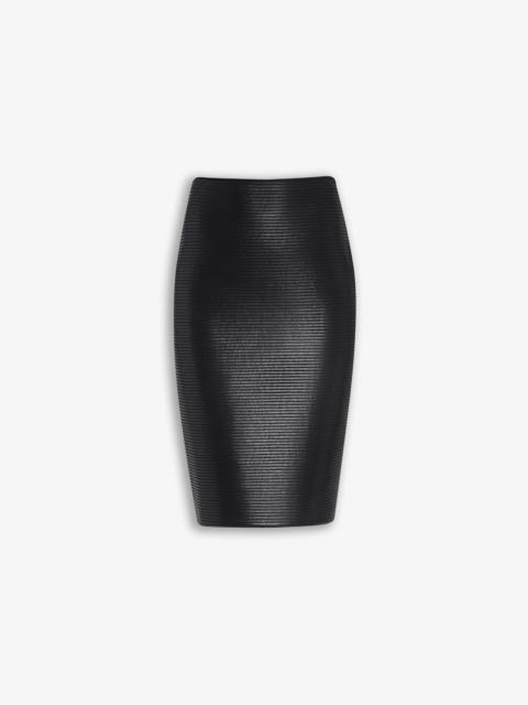 COATED PENCIL SKIRT