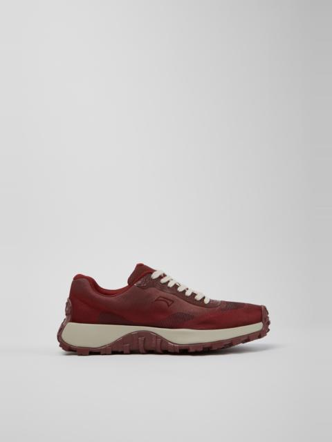CAMPER Drift Trail Burgundy Recycled PET Engineered Materials Sneakers for Women.