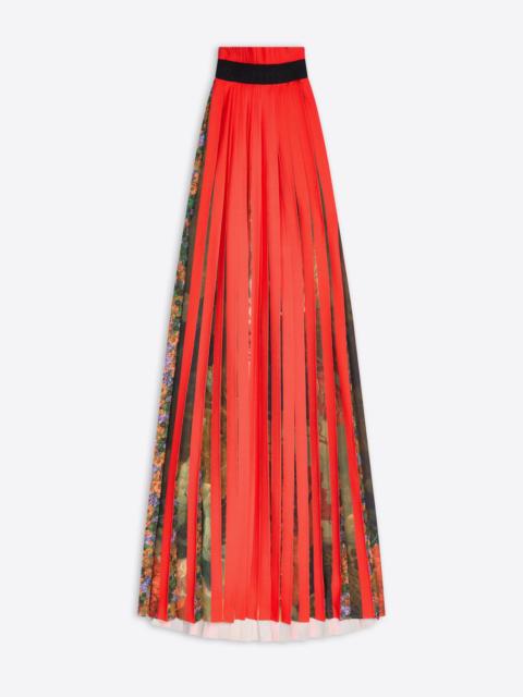 Dries Van Noten PRINTED PLEATED DRESS