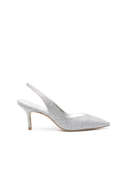 Eva 75mm slingback pumps