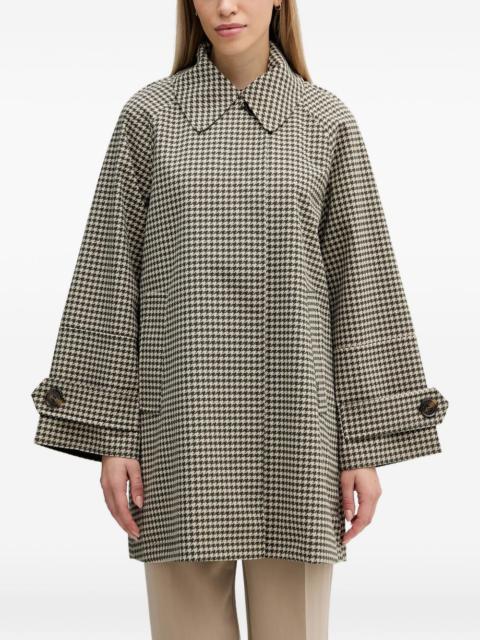 Barbour Kennedy Houndstooth zip-up coat