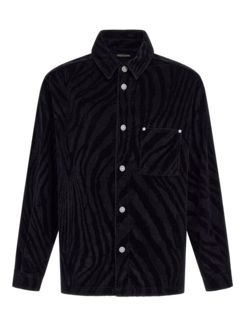 Roberto Cavalli zebra-print shirt