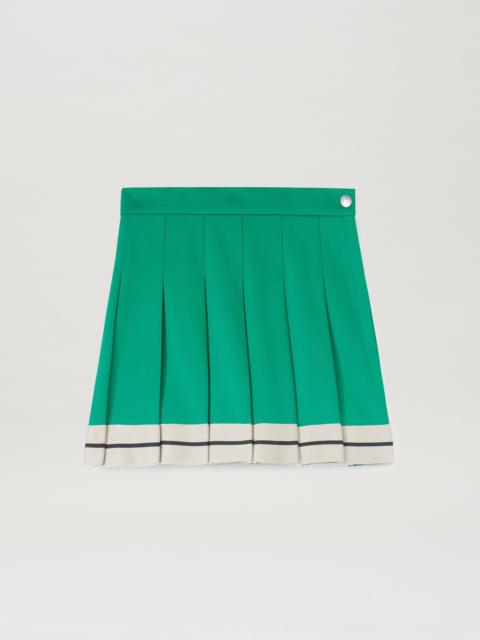 Palm Angels TRACK PLEATED SKIRT