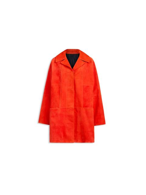 Alaïa A-LINE SUEDE GOATSKIN COAT