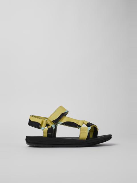 CAMPER Match Multicolored Textile Sandal for Men