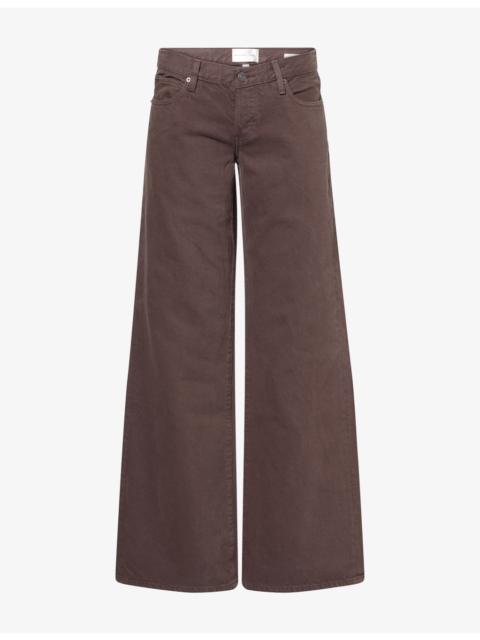 FRAME FRAME x Amelia The Gray Wide-Leg Denim Jeans