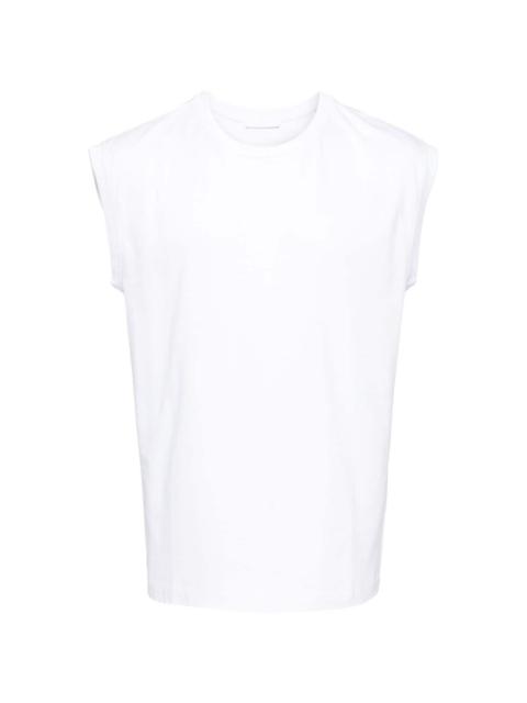 logo-print sleeveless T-shirt