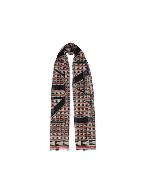 Lanvin geometric pattern scarf
