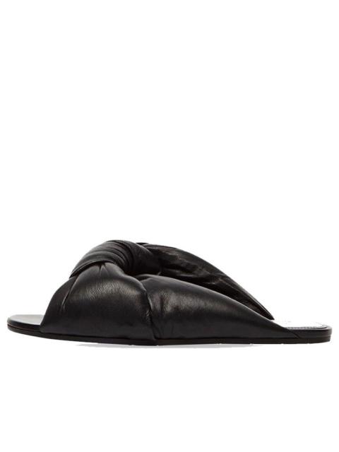 BALENCIAGA (WMNS) Balenciaga Drapy Flat Sandals 'Black' 636576WA2M01000