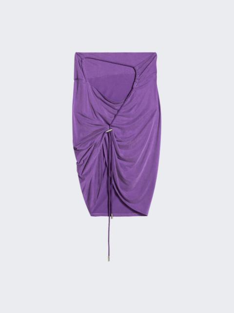 JACQUEMUS La Jupe Espelho Court Dress Purple