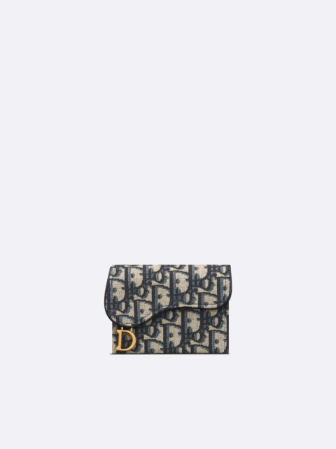 Dior Saddle 5-Gusset Card Holder