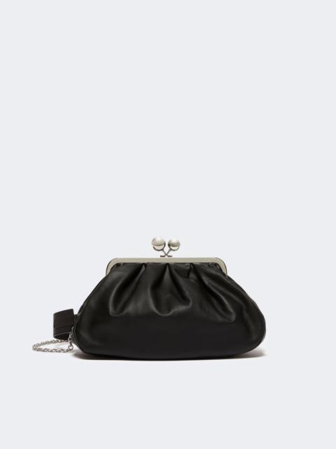 WEEKEND Max Mara CUBICO Medium sheepskin Pasticcino Bag - BLACK