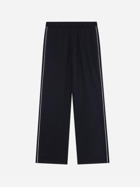 MSGM Wool blend pants with contrast piping
