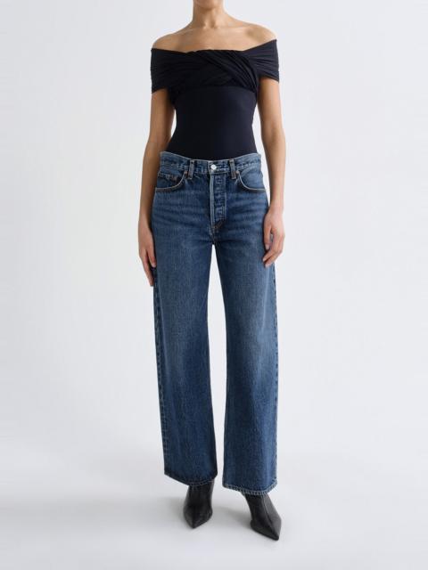 AGOLDE ARC JEAN 29" IN SHORTWAVE
