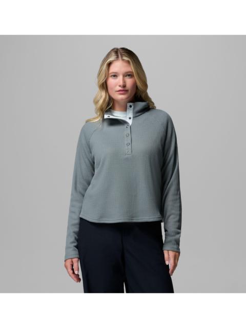 Columbia Women's Holly Hideaway Waffle Half Snap Shirt