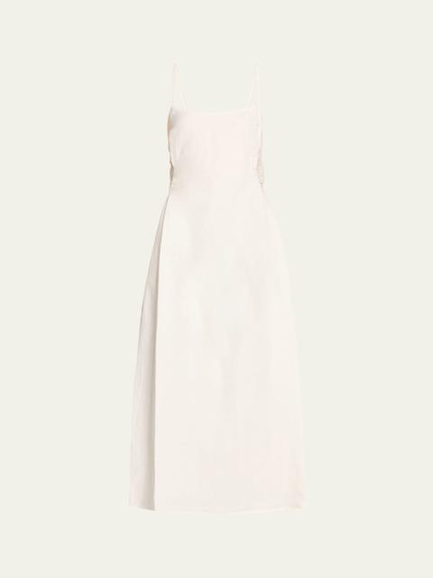 Brant Spaghetti-Strap Midi Dress