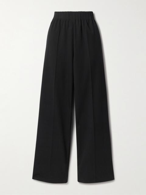 FFORME Maud Cotton And Wool-blend Twill Wide-leg Pants
