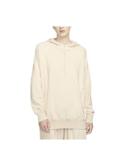 Nike (WMNS) Nike Solid Color Knit Hoodie Yellow DM8944-790