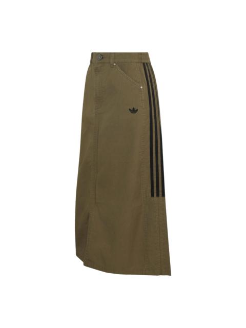 adidas Originals (WMNS) adidas Parachute Skirt Asia SIzing 'Olive Strata' LE8297