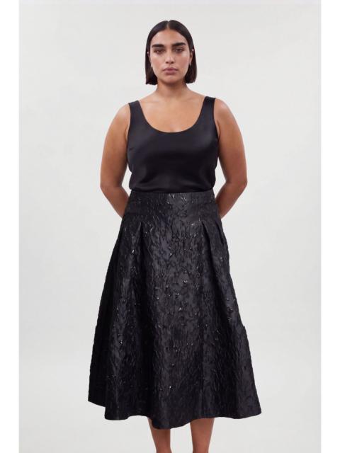 KAREN MILLEN Plus Size Jacquard Maxi Skirt