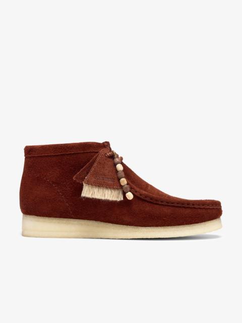 Clarks Originals Wallabee Boot Brown Combination Suede