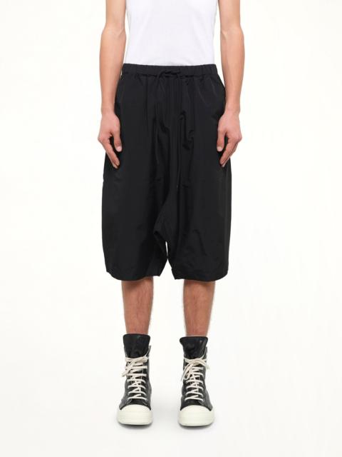 entire studios Nylon Taper Short in Black