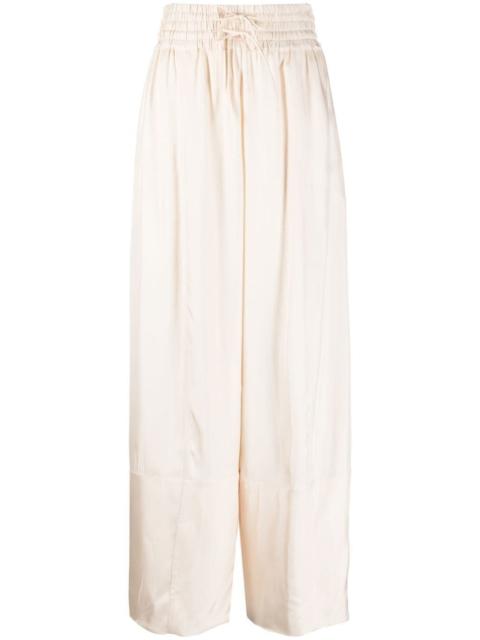 Jil Sander pressed-crease palazzo pants