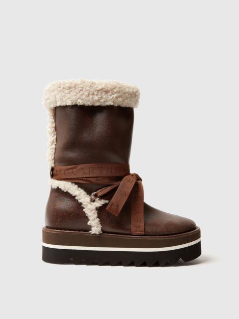 Stella McCartney Vegan Plush-Lined Snow Boots