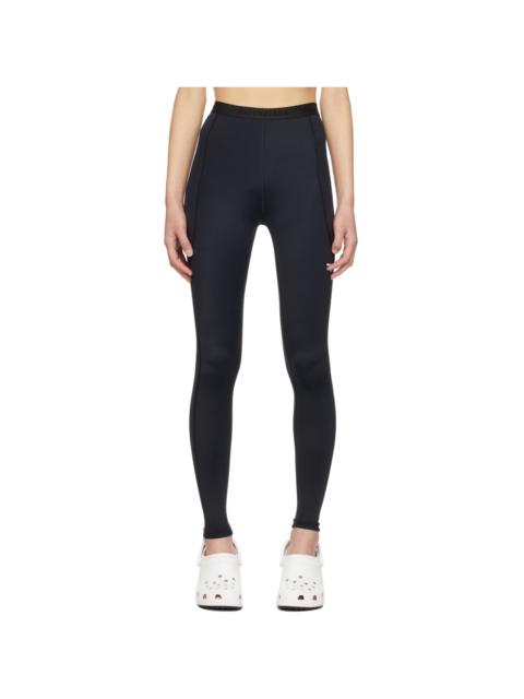 Black Sporty B Leggings