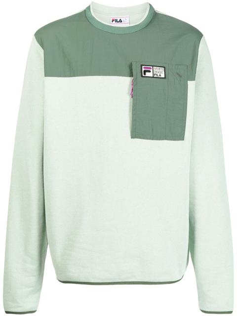 FILA colour-block sweatshirt