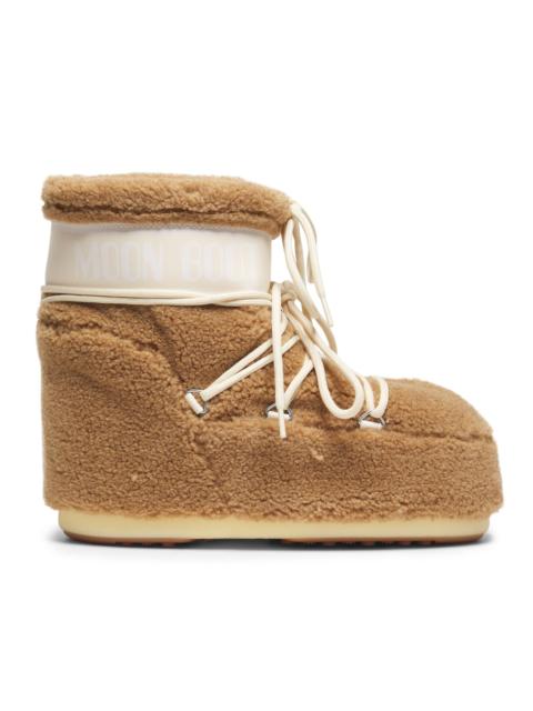MOON BOOT Men's Icon Low Fleece s - Camel