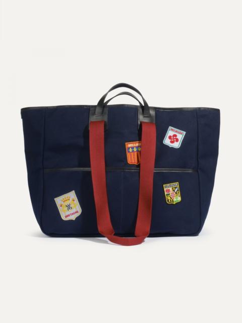 Bleu de Chauffe MÉLO 48H TOTE BAG  -  BLUE EMBLEMS