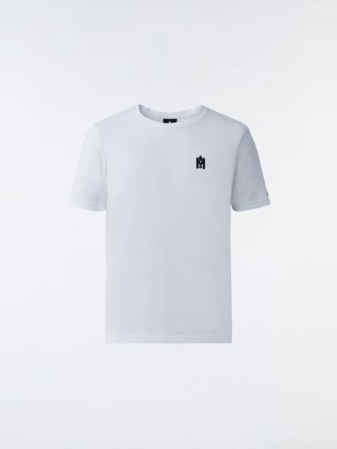 MACKAGE ACE Fitted T-shirt with silicone logo