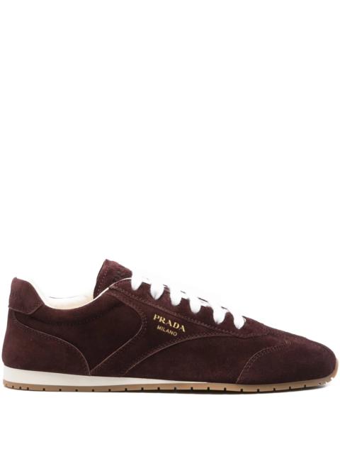 Prada Prada Suede Lace-up Sneakers