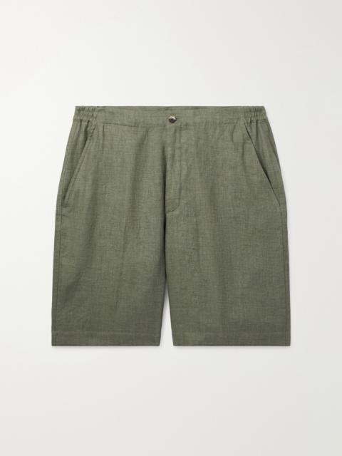 Loro Piana Nolan Straight-Leg Linen Shorts