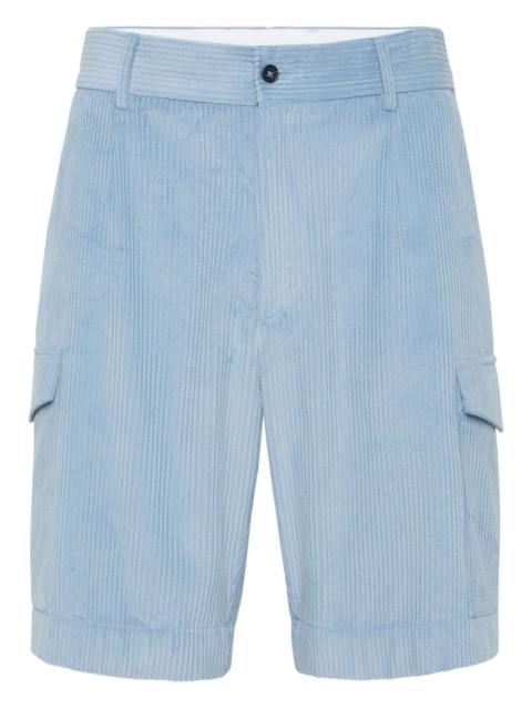 PHILIPP PLEIN Cool Kid velvet cargo shorts