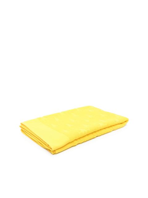 Moschino jacquard-logo cotton beach towel