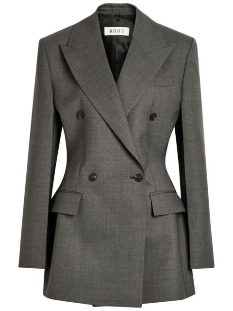 RÓHE Rohe Double-breasted Stretch-wool Blazer