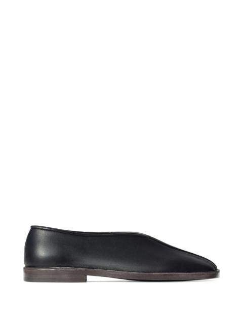 Lemaire Lemaire Flat Piped Slippers In Leather