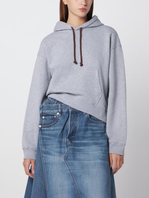 JW Anderson Grey melange cotton hoodie