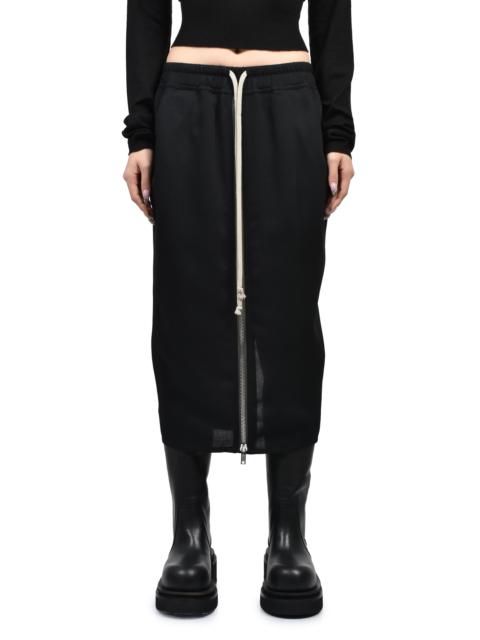 Rick Owens ZIPPED SHORT PILLAR / BLK