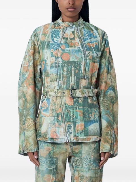 Kiko Kostadinov x Levi's Carina belt-detail jacket