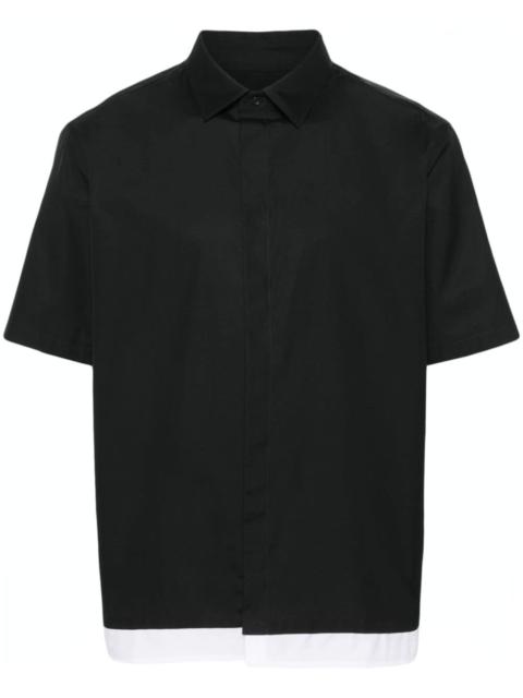 Neil Barrett Loose Double cotton shirt