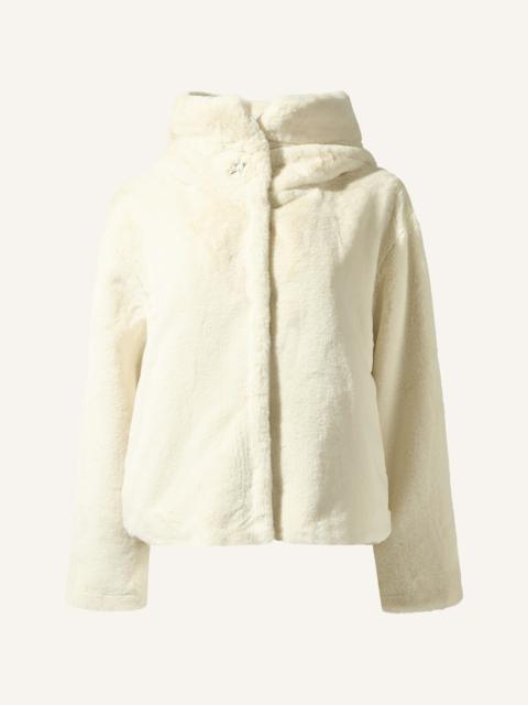 PERFECT MOMENT Faux Fur Hoodie