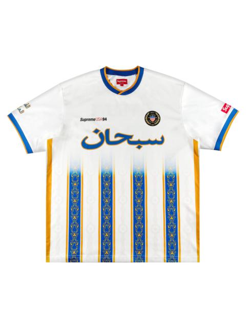 Supreme Arabic Logo Soccer Jersey 'White'