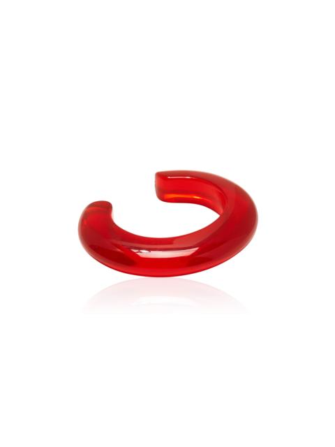 LIZZIE FORTUNATO Ridge Cuff In Cherry red
