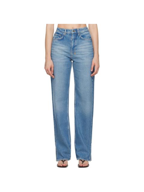 Ksubi Blue Playback Splits Jeans