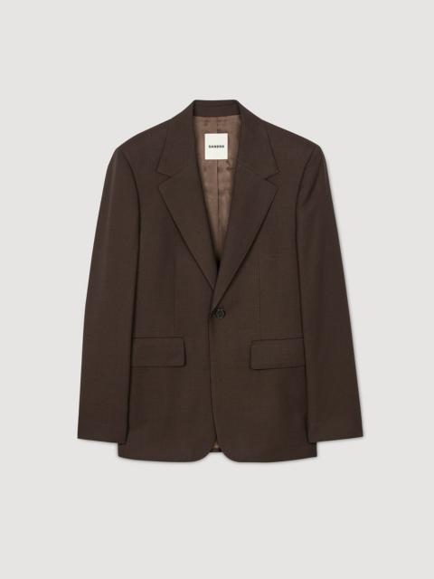 Sandro WOOL SUIT JACKET