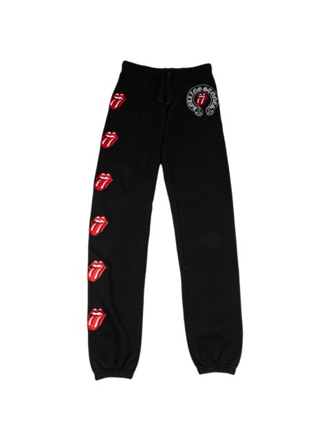 Chrome Hearts Embroidered Rolling Stone Sweatpants "Black" CHRM1471