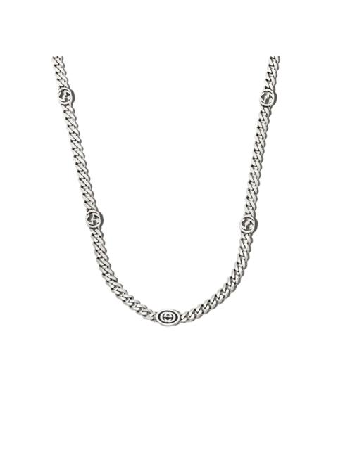 Interlocking G station chain necklace